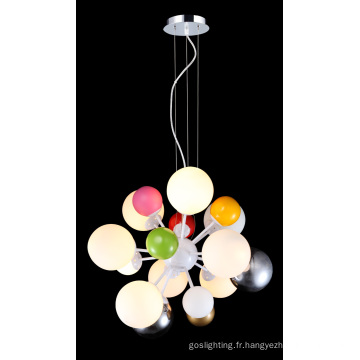 Hot Multicolor Lampe de plafond en verre moderne (MD4035-CF)